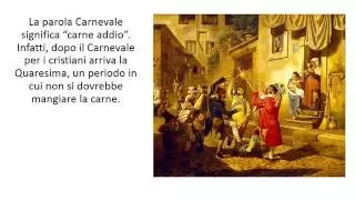 Storia del Carnevale italiano