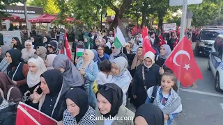 Ümmet Platformu Kdz Ereğli Refah katliamı protesto yürüyüşü