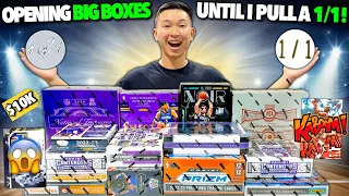 Opening some of the CRAZIEST BOXES EVER until I pull a ONE OF ONE (BIG HITS GALORE)! 😱🔥