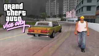 GTA: Vice City - Slow Driving in a Stormy Day (Ambience Sounds)