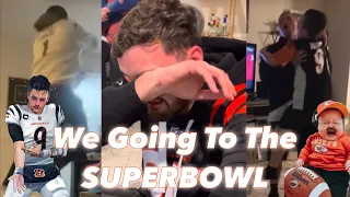 Tears Of Joy Compilation Of Fans Reaction To Bengals Winning AFC Champion To Go To The Superbowl 🐅