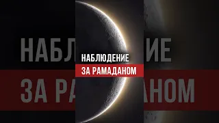 Когда начинается Рамадан? Начало и конец месяца определяется по наблюдению за луной! #ислам #думу