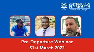 Pre-Departure Webinar, 31st March 2022