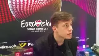 Interview Loïc Nottet (Belgium) Rhythm Inside @ Eurovision Song Contest 2015 Vienna