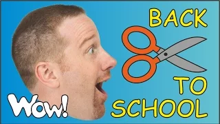Back to School Song for Children | Funny Kid ESL Songs with Steve and Maggie