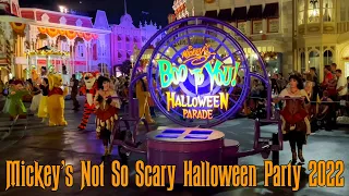 Mickey's Boo-To-You Halloween Parade at Mickey's Not-So-Scary Halloween Party 2022 - Magic Kingdom
