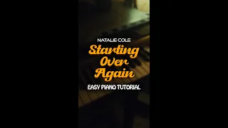 Starting Over Again | EASY Piano Tutorial