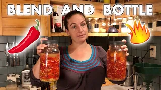 🌶️🌶️  Blending, Bottling & Acidifying - BONUS - Dehydrated Fermented Hot Sauce 🌶️🌶️