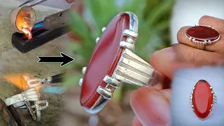 how to make a silver ring - handmade custom jewellery