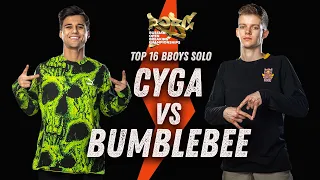 Cyga (OBC) vs Bumblebee (Outstanding) ★ Top 16 BBoys Solo ★ 2021 ROBC x WDSF