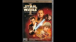 Opening and Closing to Star Wars Episode I: The Phantom Menace Australian DVD (2001, Both Discs)