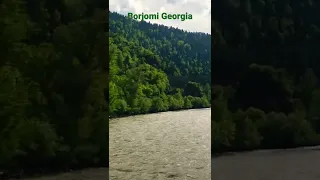 Borjomi Georgia Romanov Palace ✌️ 2022 (River Mtkvari) #georgia #tourism #city #borjomi