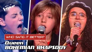 Who sang Queen's "Bohemian Rhapsody" better? 🔥 | The Voice Kids