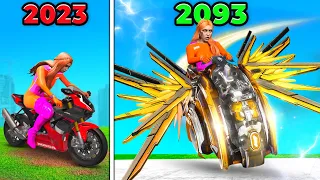 Evolui motos NORMAIS para MOTOS DO FUTURO NO GTA 5!!!