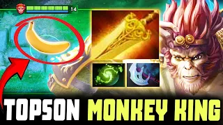 Topson 200IQ Monkey King - Top Midlaner God Enter Beast Mode Dota 2