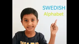 How to pronounce alphabet in swedish || Alfabetet på Svenska