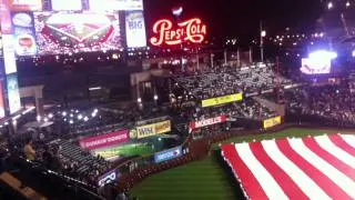 9/11 Ceremony at Citi Field - Marc Anthony sings the national anthem