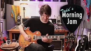 Melodic BLUES ROCK on LES PAUL - Morning Jam 271