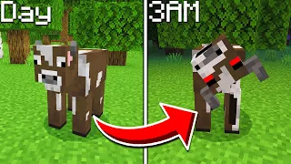 Minecraft Mobs Become Scary At 3AM...