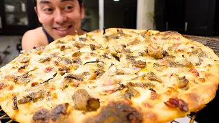 Why the girls love this mushroom pizza