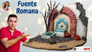 🔴Cómo Hacer FUENTES ROMANAS Para Pesebres, Maquetas, TUTORIAL Arte en Tus Manos