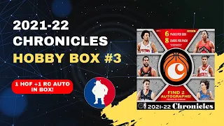 2021-2022 Panini Chronicles Basketball Hobby Box #3/3!