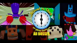 Around the Clock at Bikini Bottom: All Bosses [4K]