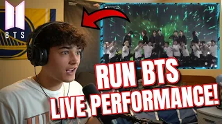 BTS 'RUN BTS' LIVE PERFORMANCE REACTION!