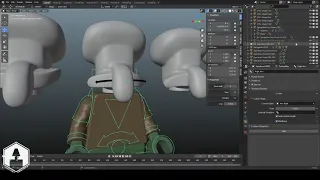 Lego Spongebob LIVE STREAM: Texturing and Rigging Squidward Part 4 | August Renders™