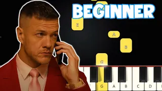 Imagine Dragons - Sharks | Beginner Piano Tutorial | Easy Piano