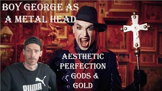 If Boy George went full metal!!! Aesthetic Perfection - Gods & Gold ft. Richard Z. Kruspe (REACTION)