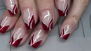 Festliches Weihnachts🎄 Nageldesign💅/Festive Christmas🎄 nail design💅