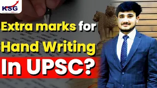 Does Handwriting matter in UPSC mains | IAS Vinayak Chamadia |  #topperstalk | KSG IAS