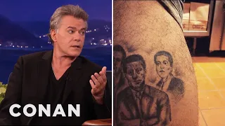 Ray Liotta Met A Ray Liotta Superfan With A Ray Liotta Tattoo | CONAN on TBS