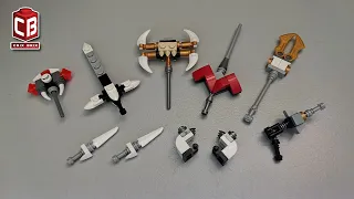 How to Build LEGO Mini Weapons Unofficial Lego | Lego moc #lego #legomoc #crixbrix