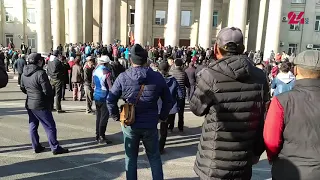 Митинг в поддержку Садыра Жапарова