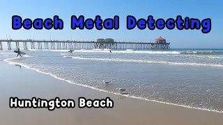 Beach Metal Detecting with the Vanquish 540 : Huntington Beach, CA