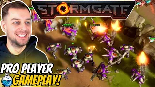 Exciting Pro 1vs1 Stormgate gameplay with commentary! | Stormgate Beta