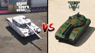 GTA 5 Tank Showdown: Rhino vs Khanjali - Which Reigns Supreme?