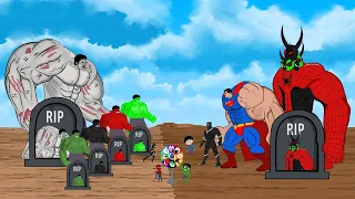 Rescue HULK & SPIDERMAN vs SUPERMAN, GIANT SPIDERMAN-REX: Returning from the Dead SECRET - FUNNY