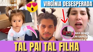 VIRGÍNIA SE DESESPERA COM MARIA ALICE 😱 | ZÉ FELIPE FAZ O MESMO PENTEADO DA FILHA MARIA ALICE 😂