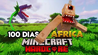 SOBREVIVÍ 100 Días en AFRICA en Minecraft HARDCORE ... Esto es lo que pasó