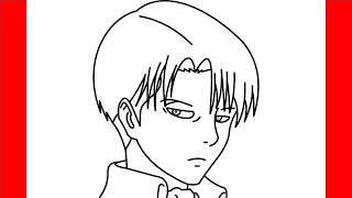 How To Draw Levi Ackerman From Attack On Titan - Step By Step Drawing