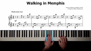 Marc Cohn - Walking in Memphis | Piano Arrangement (Full Sheet Music)