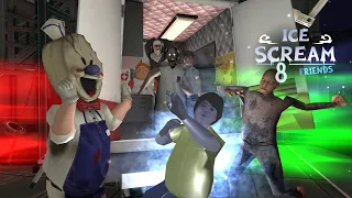 Ice Scream 8 Granny vs Rod And S.M. | Animation Part 14
