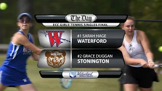 2024 ECC Girls' Tennis Singles Final - Sarah Hage vs. Grace Duggan