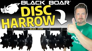 Black Boar Disc Harrow Review & Demo: ATV / UTV Food Plot Equipment to Till Up the Ground