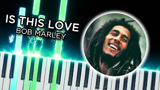 Is This Love (Bob Marley) - Synthesia piano tutorial