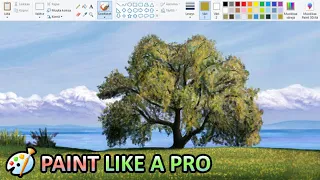 Learn How to Paint on MS Paint / Full Paint Along Tutorial