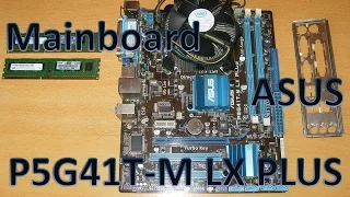 Motherboard ASUS P5G41T-M LX PLUS Micro ATX Intel Chipset G41/ICH7 Ram Memory DDR3 Windows 10